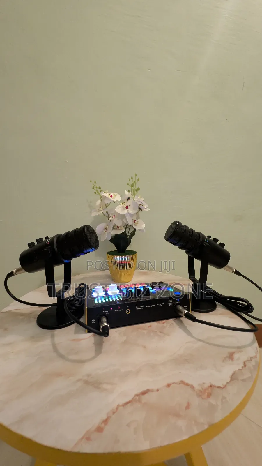 Podcast Microphone Daynamic 2pcs Set 
