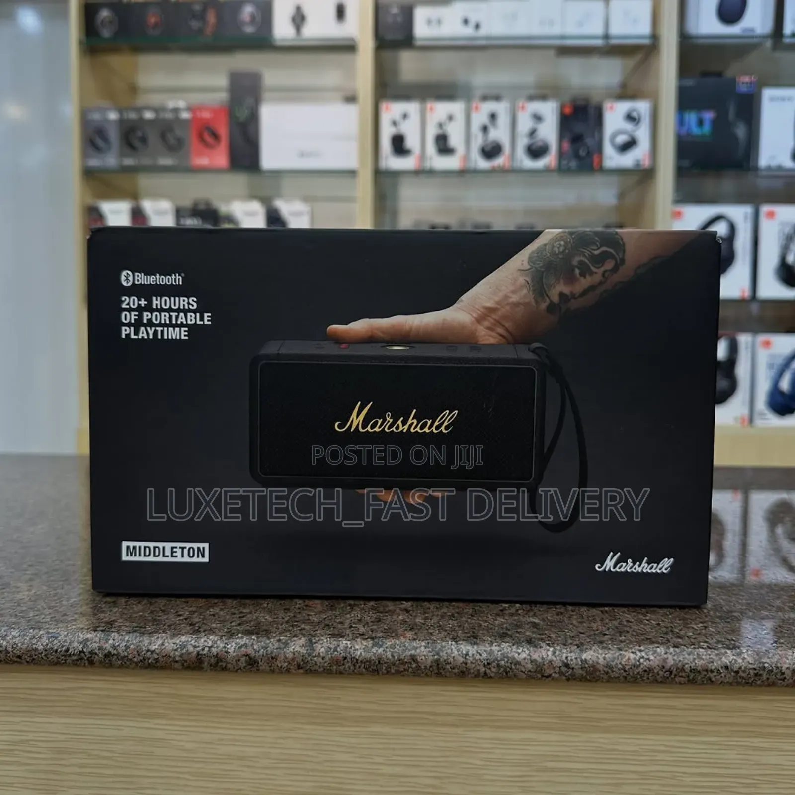 Marshall Middleton Portable Speaker.