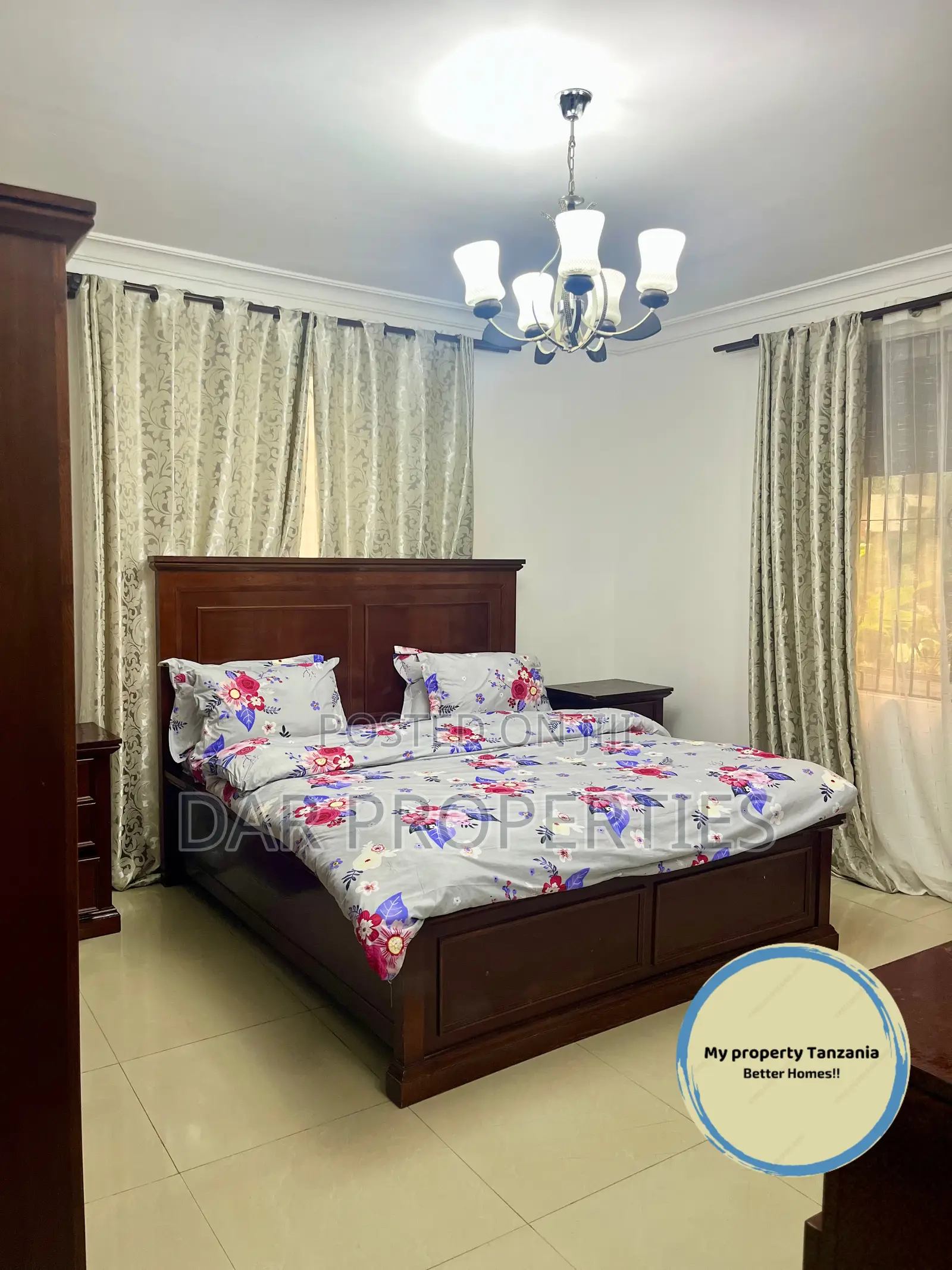Furnished 3bdrm Apartment in Mikocheni for rent