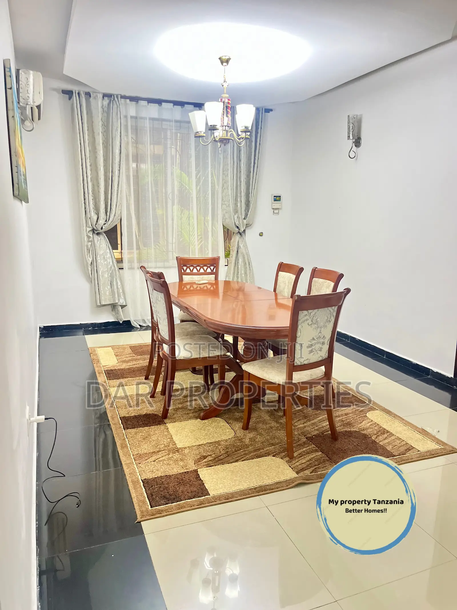 Furnished 3bdrm Apartment in Mikocheni for rent