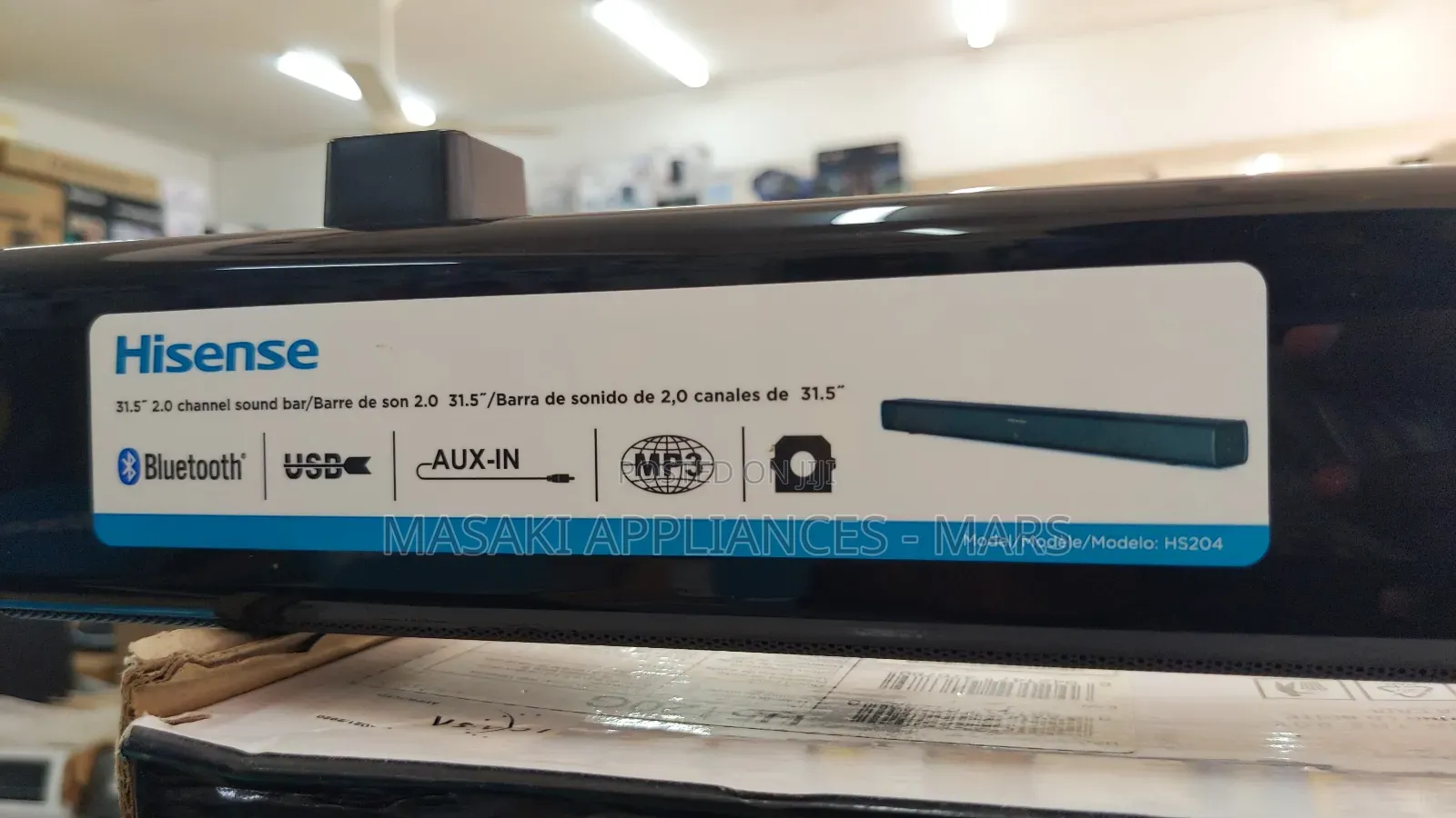 New Offer! Hisense Hs204 Sound Bar 30 Watts Roku Bluetooth