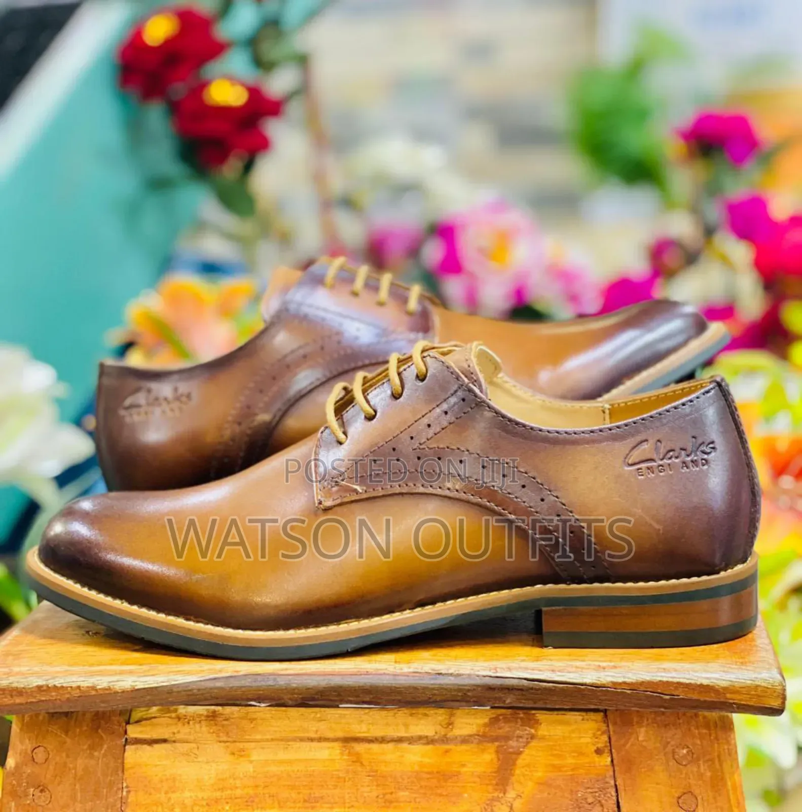 Mokka Za Ngozi Og Za Kaki Na Nyeusi Za Clarks Brand