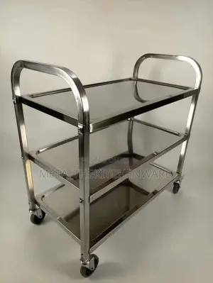 3 Tier Stainless Steel Trolley