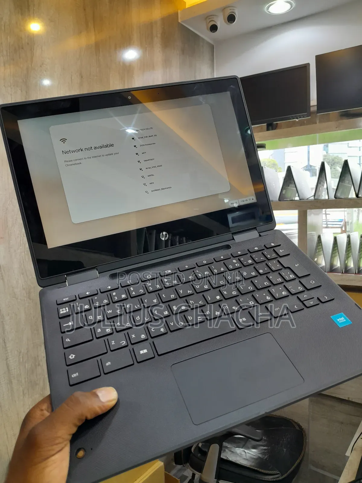 Laptop HP Chromebook X360 11 4GB Intel Celeron SSD 32GB