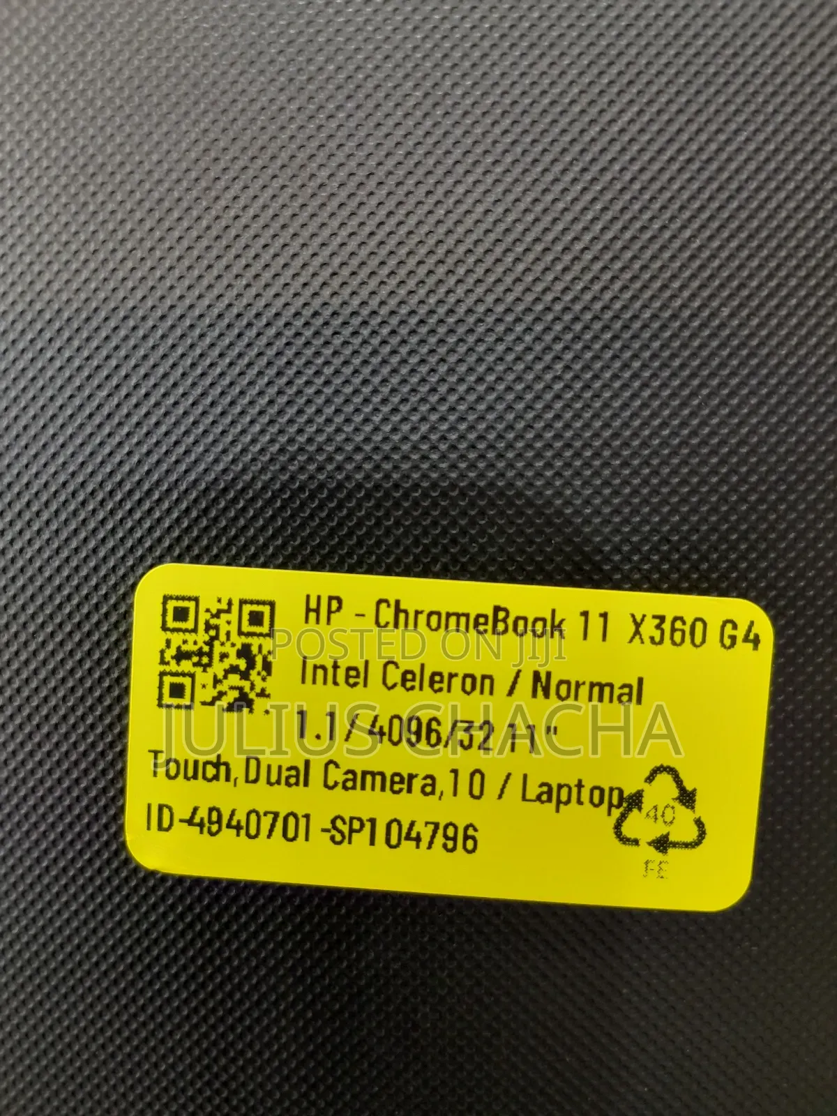 Laptop HP Chromebook X360 11 4GB Intel Celeron SSD 32GB