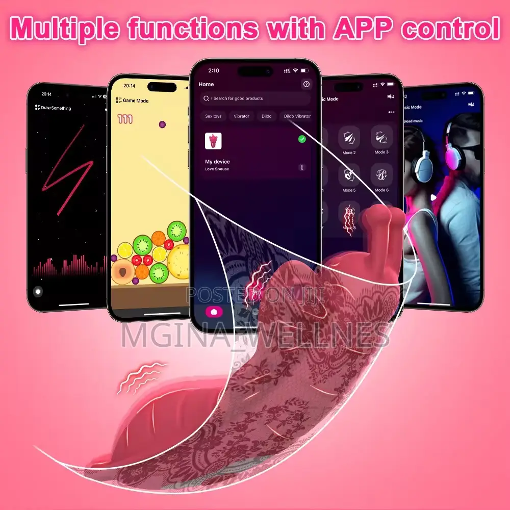 Butterfly Shaped Wearable Vibrators With App Control