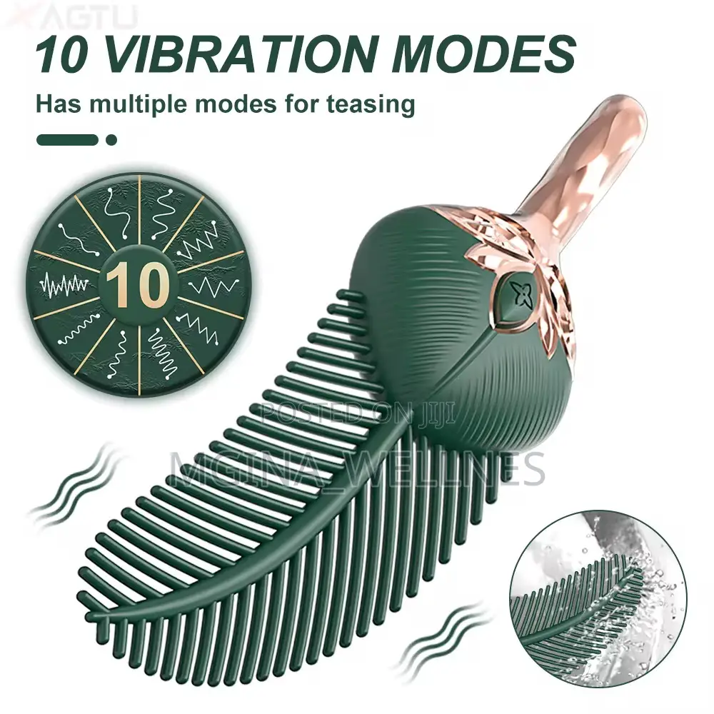 Feather Flirting Vibrator, And10vibration Modes,Stimulator