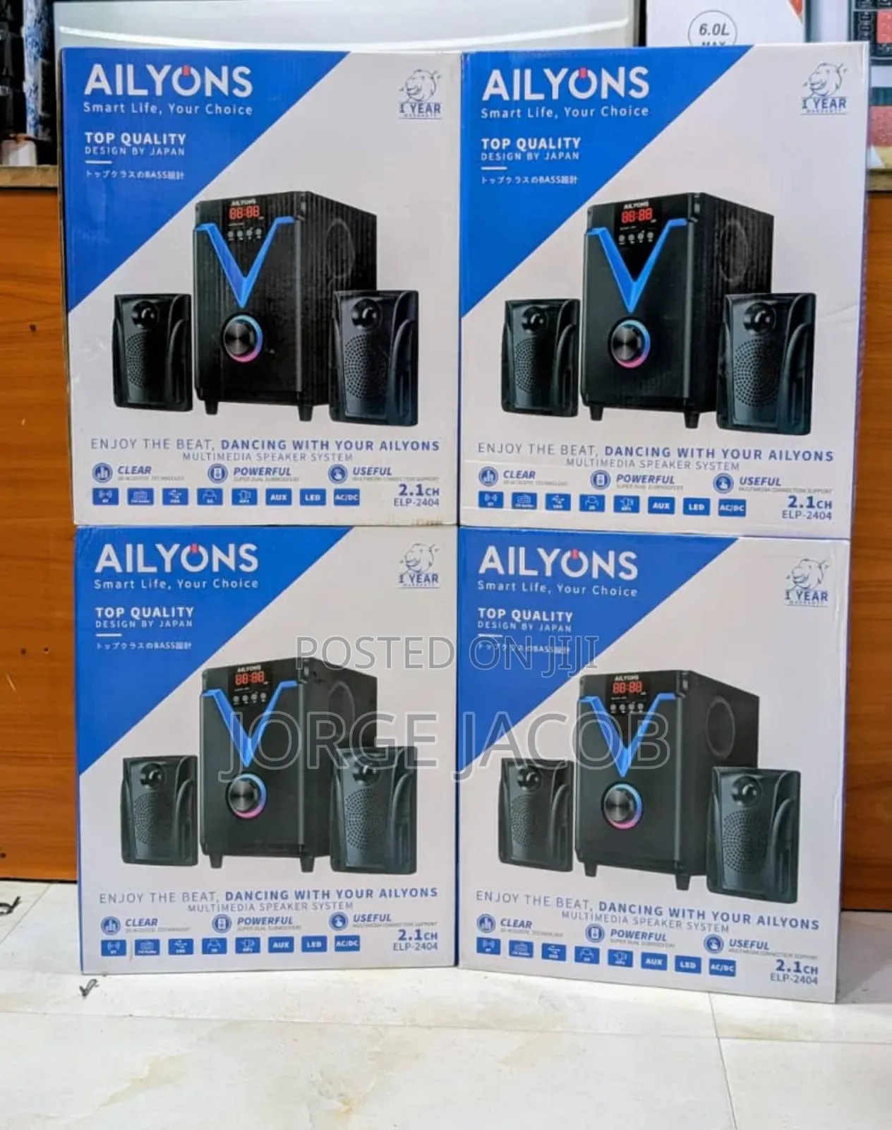 Ailyons Elp-2404 2.1 Channel Subwoofer