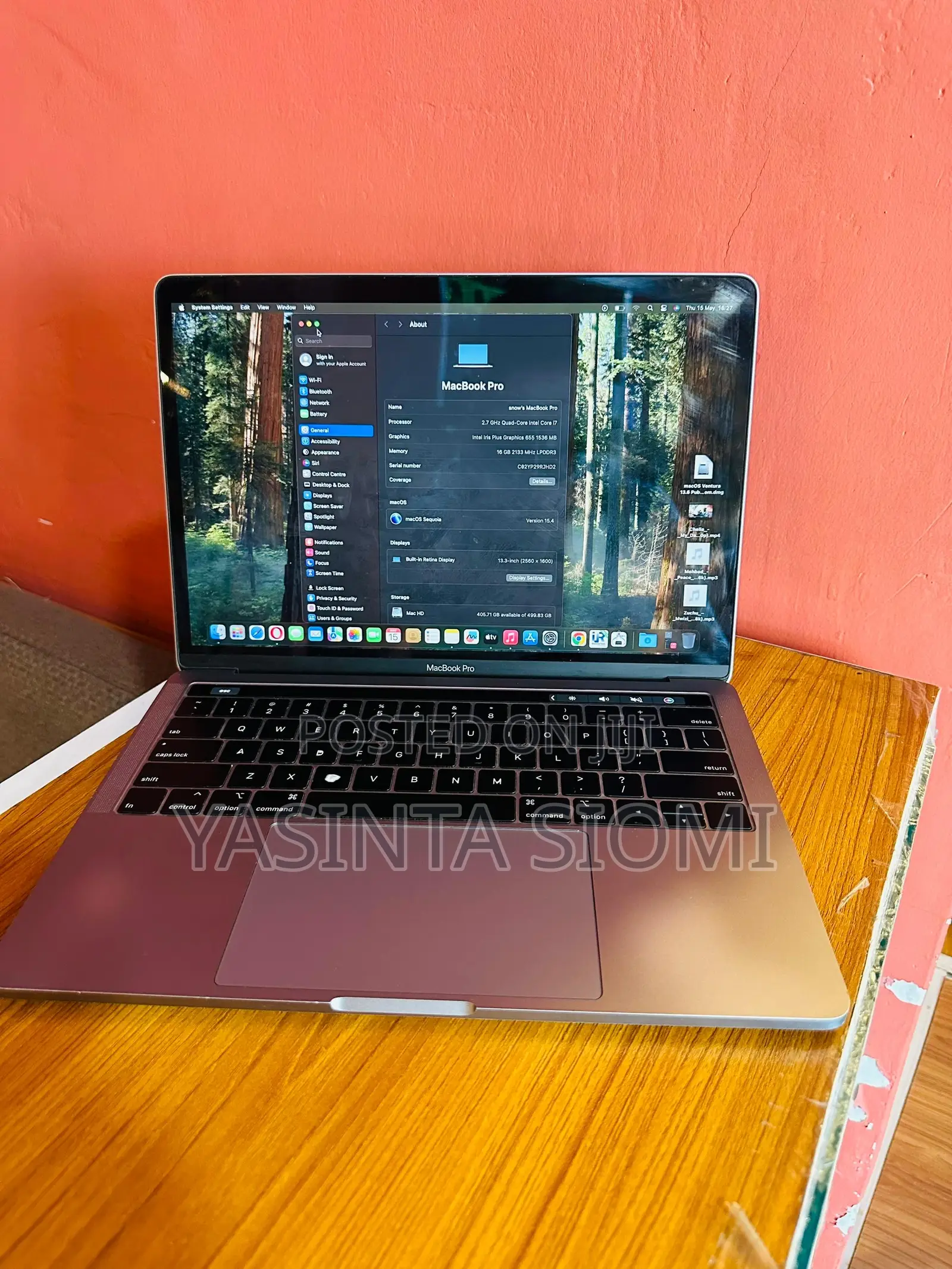 Laptop Apple MacBook Pro 2018 16GB Intel Core I7 SSD 512GB