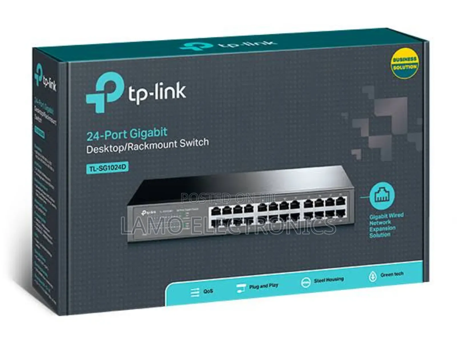 Tp-Link Tl-Sg1024d 24-Port Gigabit Rack Mount Switch