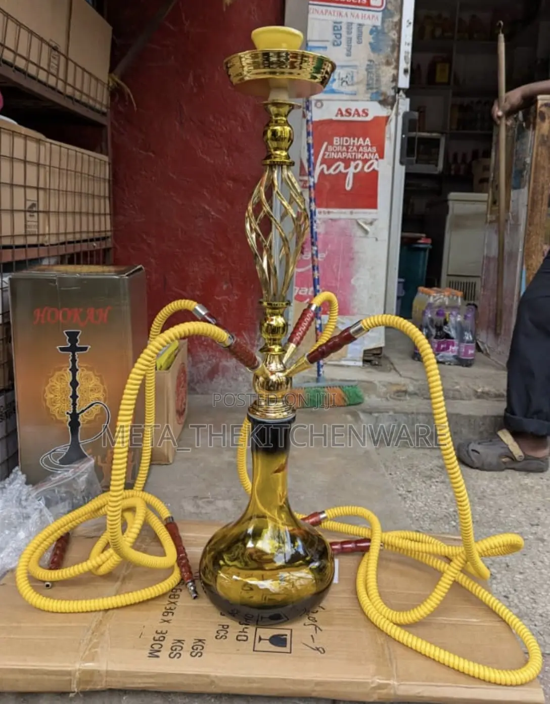 Mtungi Mkubwa Wa Shisha 4 Hose