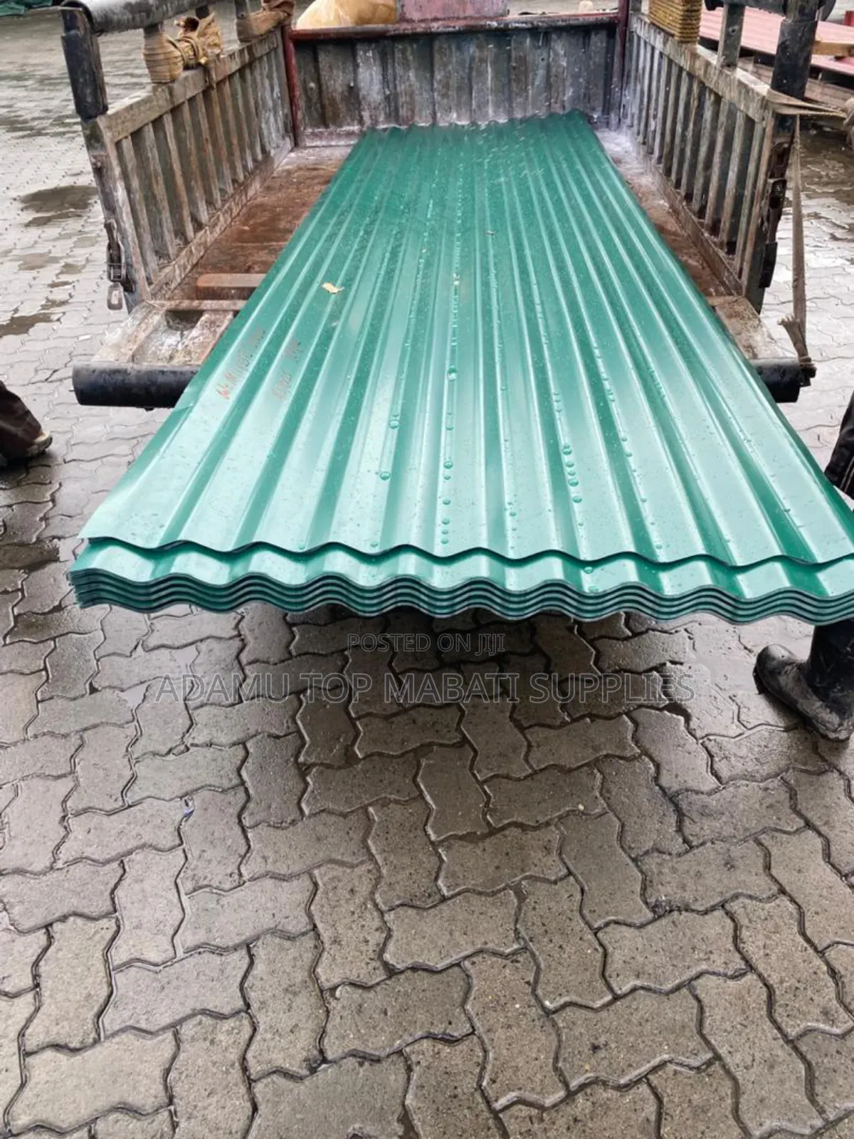 Mgongo Mdogo ( Corrugated -Green)