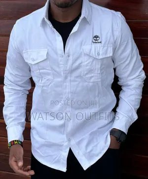 Dominantly and Suitably Double Pockets Male Shirts