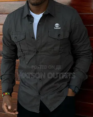 Dominantly and Suitably Double Pockets Male Shirts