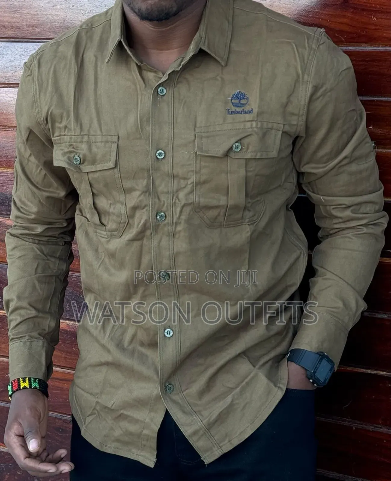 Dominantly and Suitably Double Pockets Male Shirts