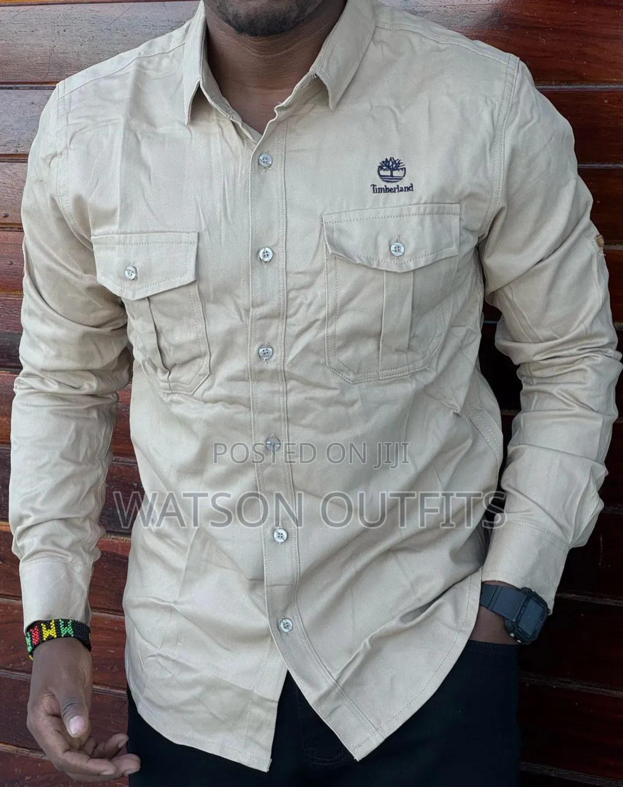 Dominantly and Suitably Double Pockets Male Shirts