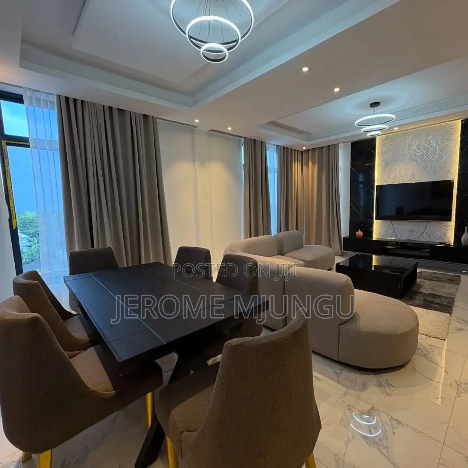 Furnished 3bdrm Apartment in Mikocheni for rent