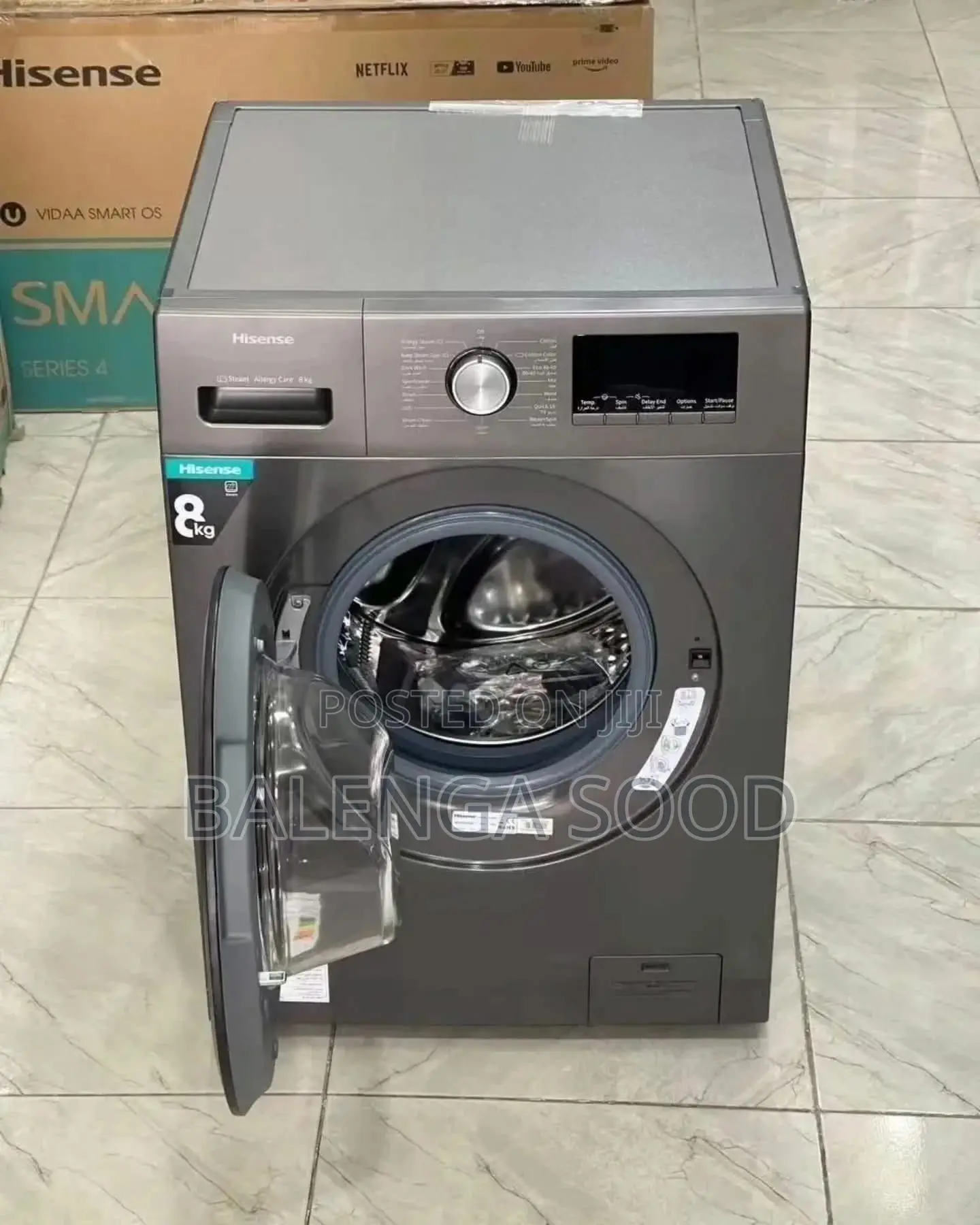Hisense Automatic Front Load Washer(8kg