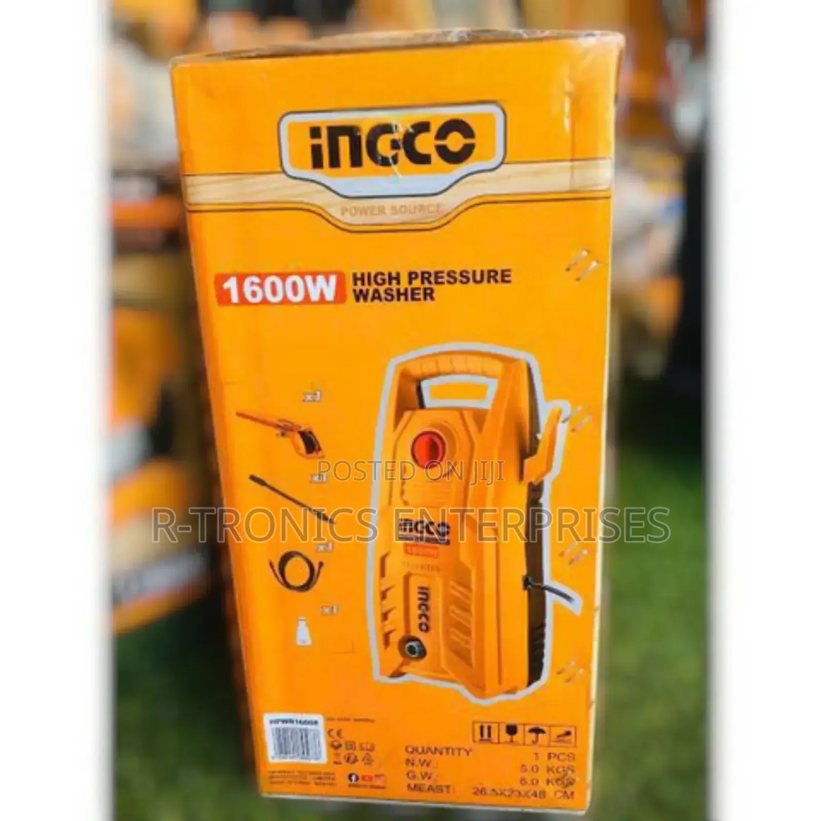 Ingco High Pressure Washer 1600w / 140 Bar
