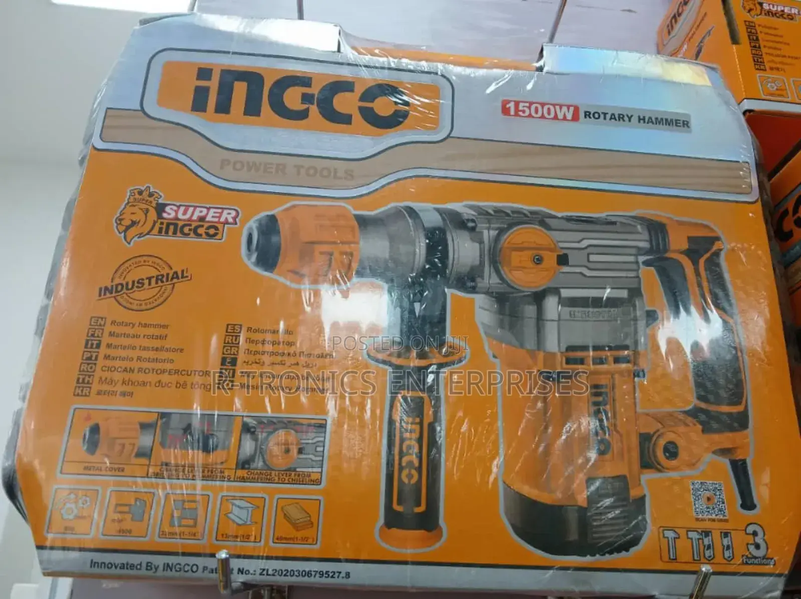 Ingco Rotary Hammer 1500w (Rh150028)