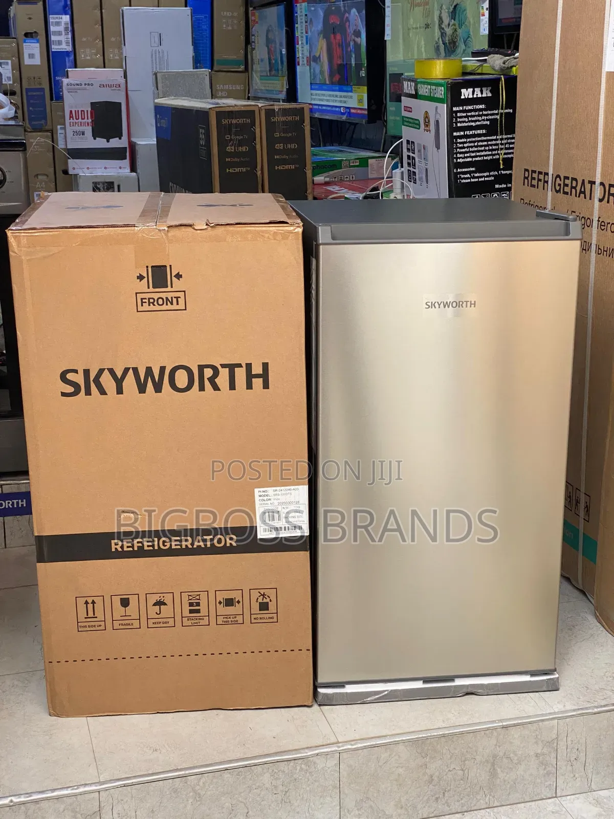 Skyworth Single Door Fridge Lit 90