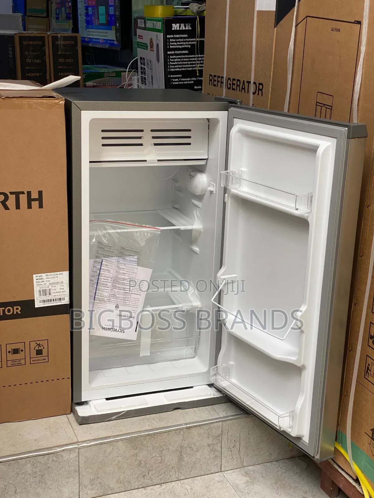 Skyworth Single Door Fridge Lit 90