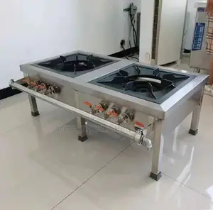 Photo - Commercial High Pressure Gas Stove Double Burner