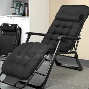 Deck Chair Foldable/Garden Lounger With Adjustable Backrest
