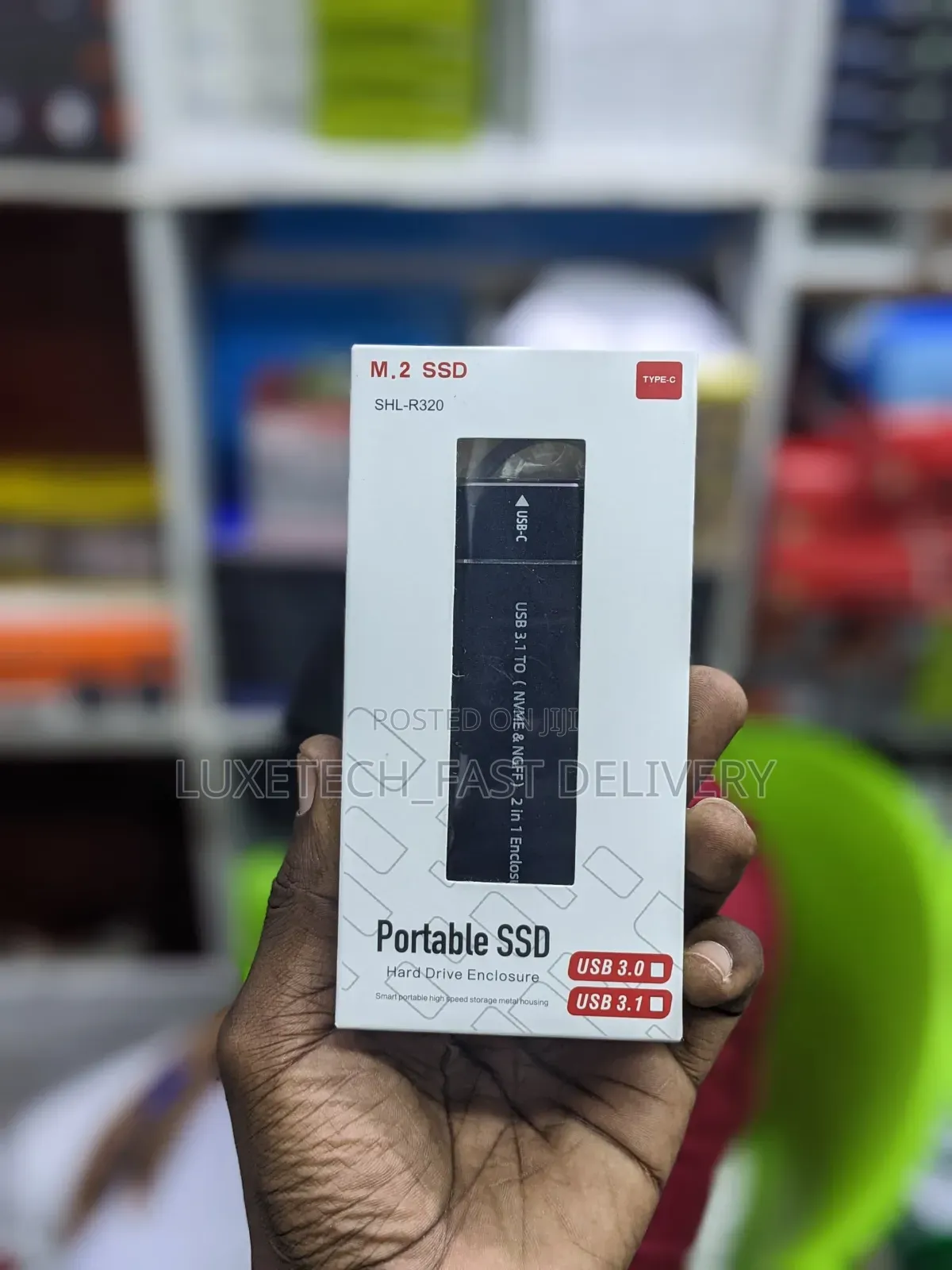 Portable SSD Hard Drive Enclosure