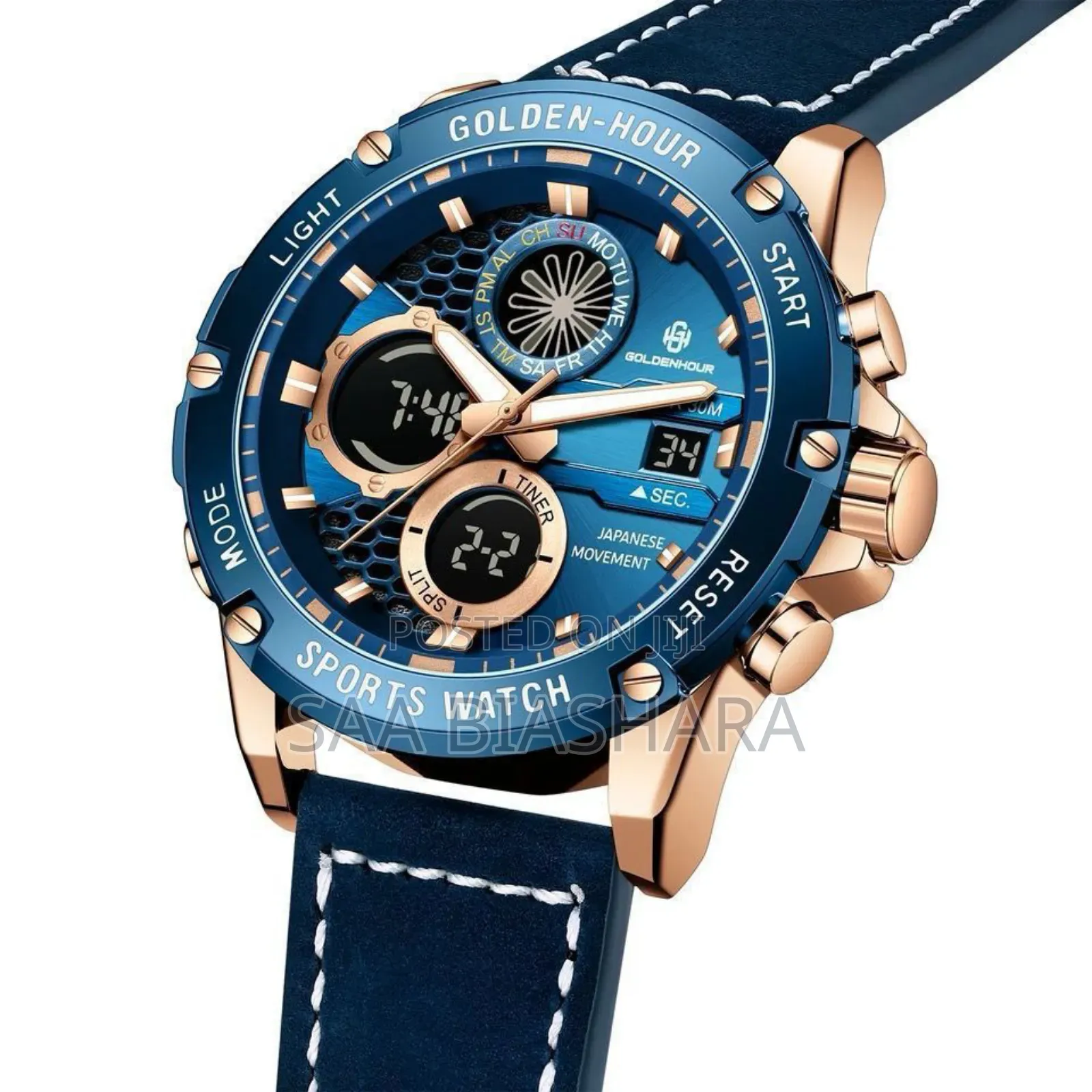 Golden Hour Japanese Watch Blue