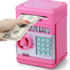 Piggy Bank Automatic Coins Cash Saving Box