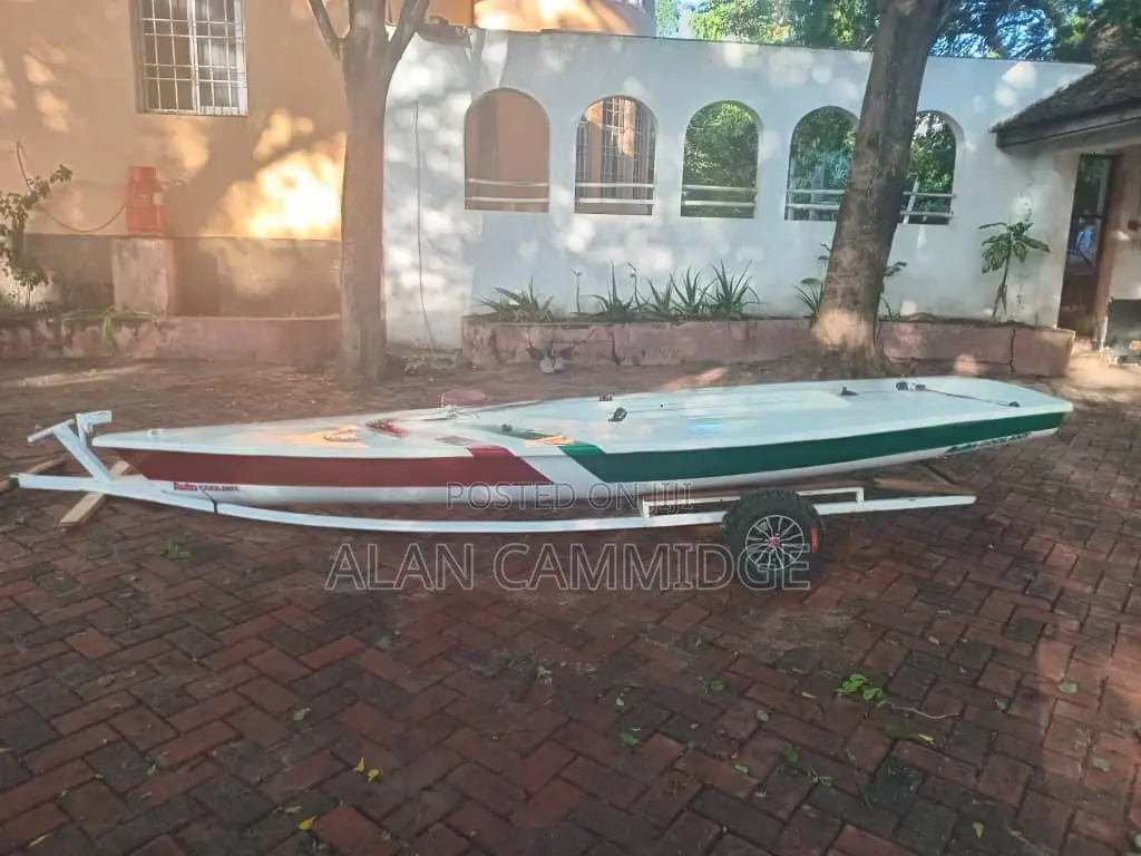 Laser Sailing Boat And Trailer
