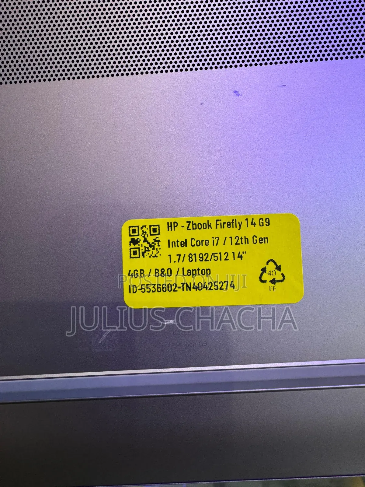 Laptop HP ZBook Firefly 16inch G9 8GB Intel Core I7 SSD 512GB