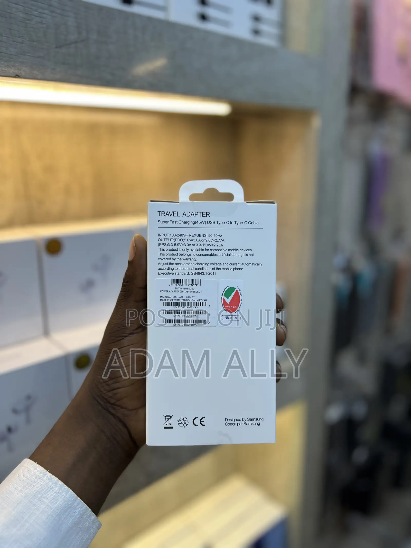 Samsung 45watt Charge C to C
