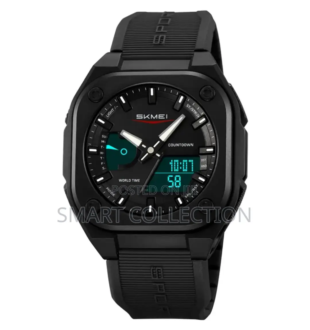 Skmei World Timer Watch(Analogy Digital)