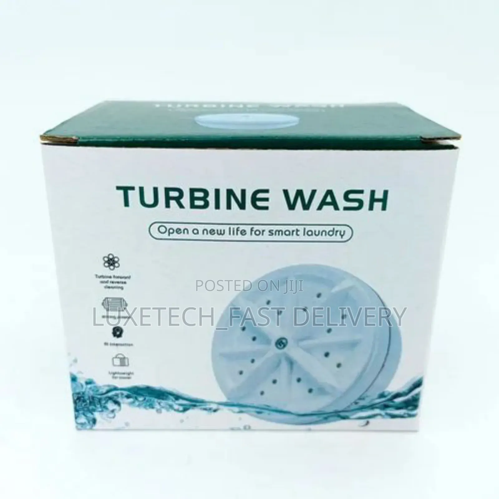 Portable Mini Washing Machine With a Turbine Wash