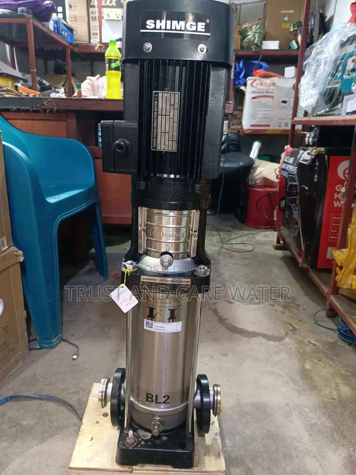 Shimge Multistage Pump 2hp Three Phase
