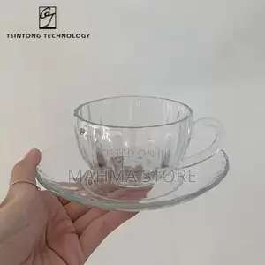 6 Cups Saucers/ Vikombe 6 Na Visosi