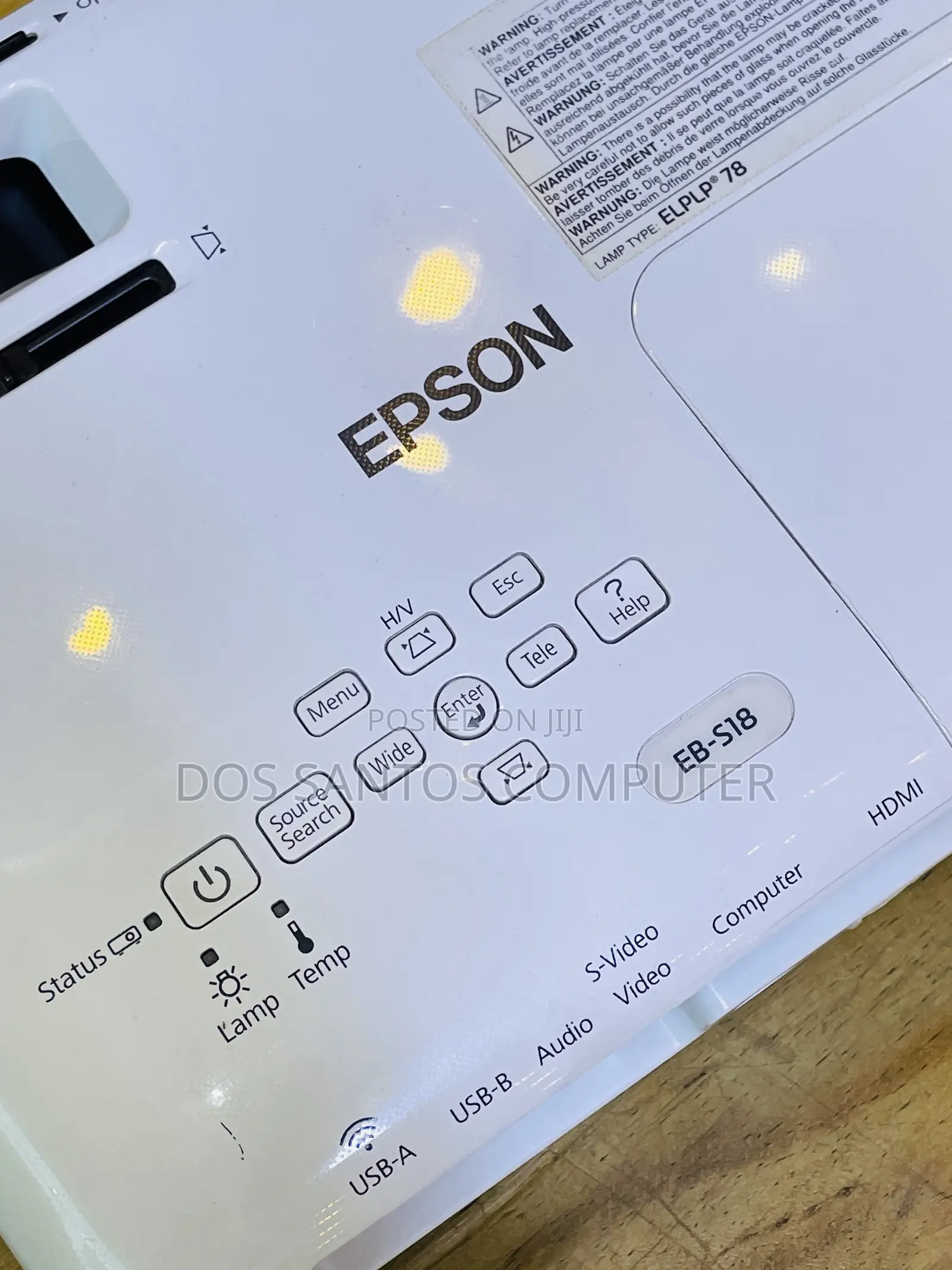 Epson Eb S18 Screen 200+ Inches