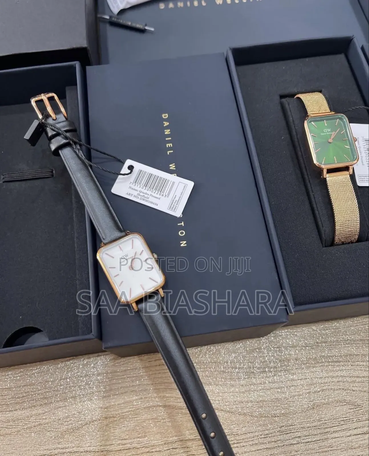 Daniel Wellington Quadro Quartz Ladies Watch Fullbox Black