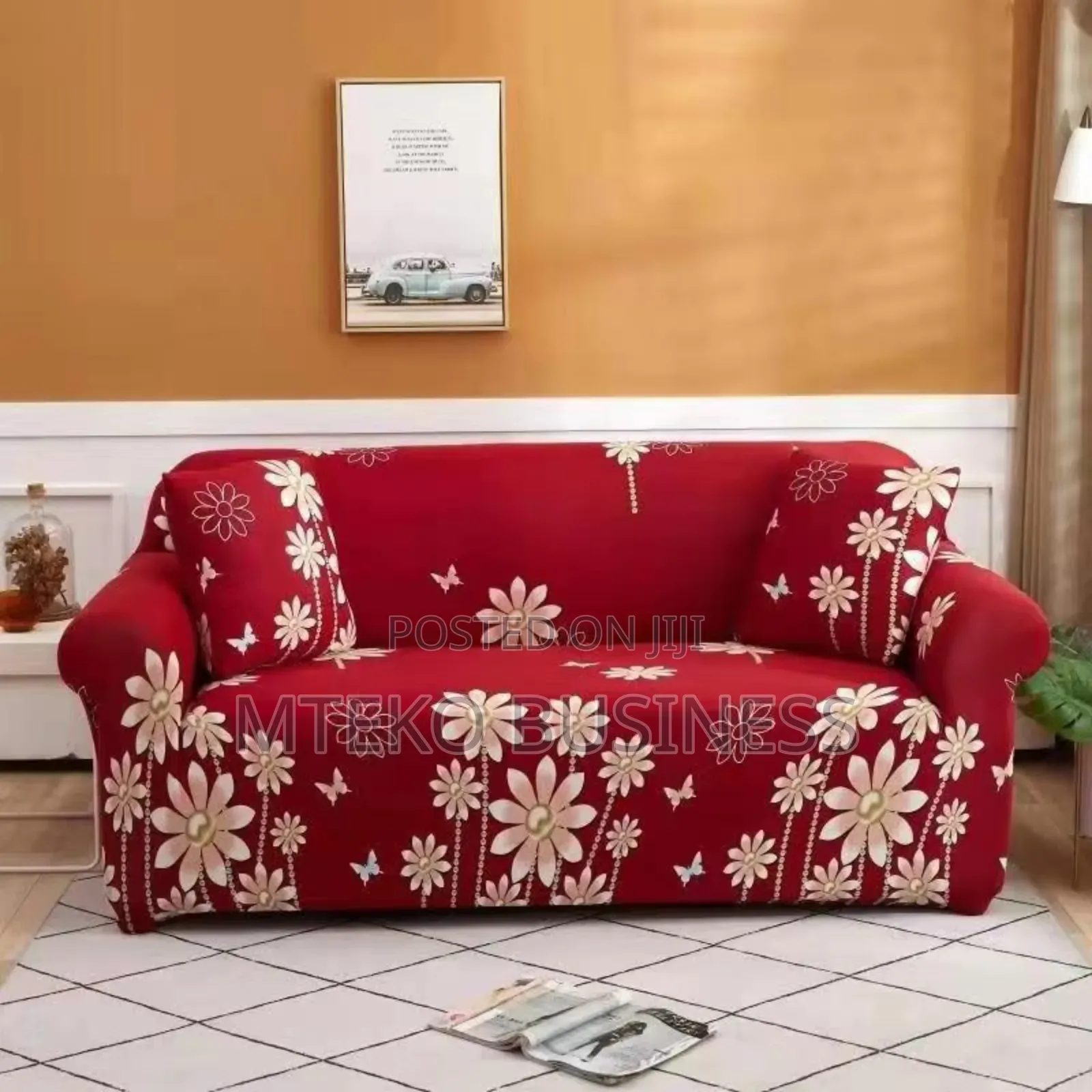 Sofacover Single Velvet. Tsh 45000