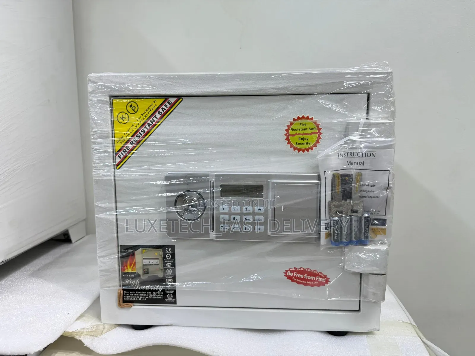 Fireproof Safety Locker 80kg Digital & Key Lock