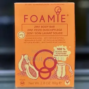 Photo - Foamie Cleanse Nourish Bar Soap 80g