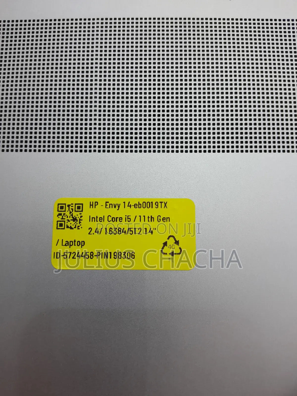 New Laptop HP Envy 14 16GB Intel Core I5 SSD 512GB