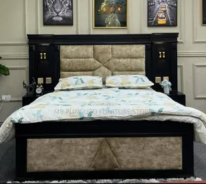 Kitanda Na Bed Side Zake Full Taa 5/6