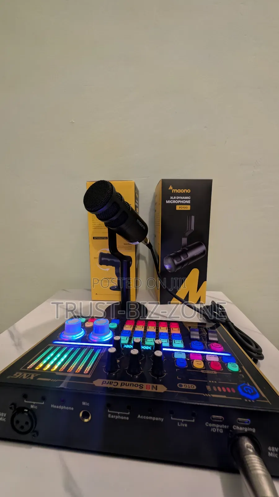 Maono XLR Daynamic Sounds Card 5way