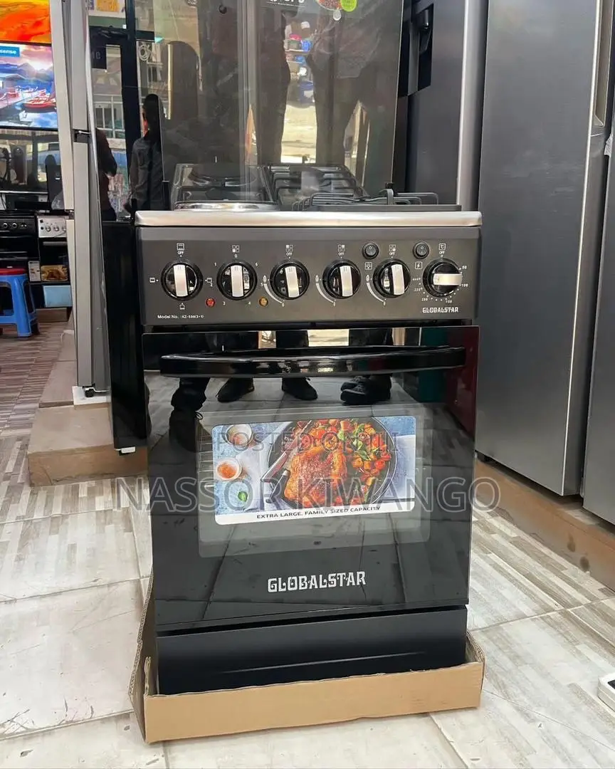 Jiko La Umeme/3 Gas/1 Umeme/Oven