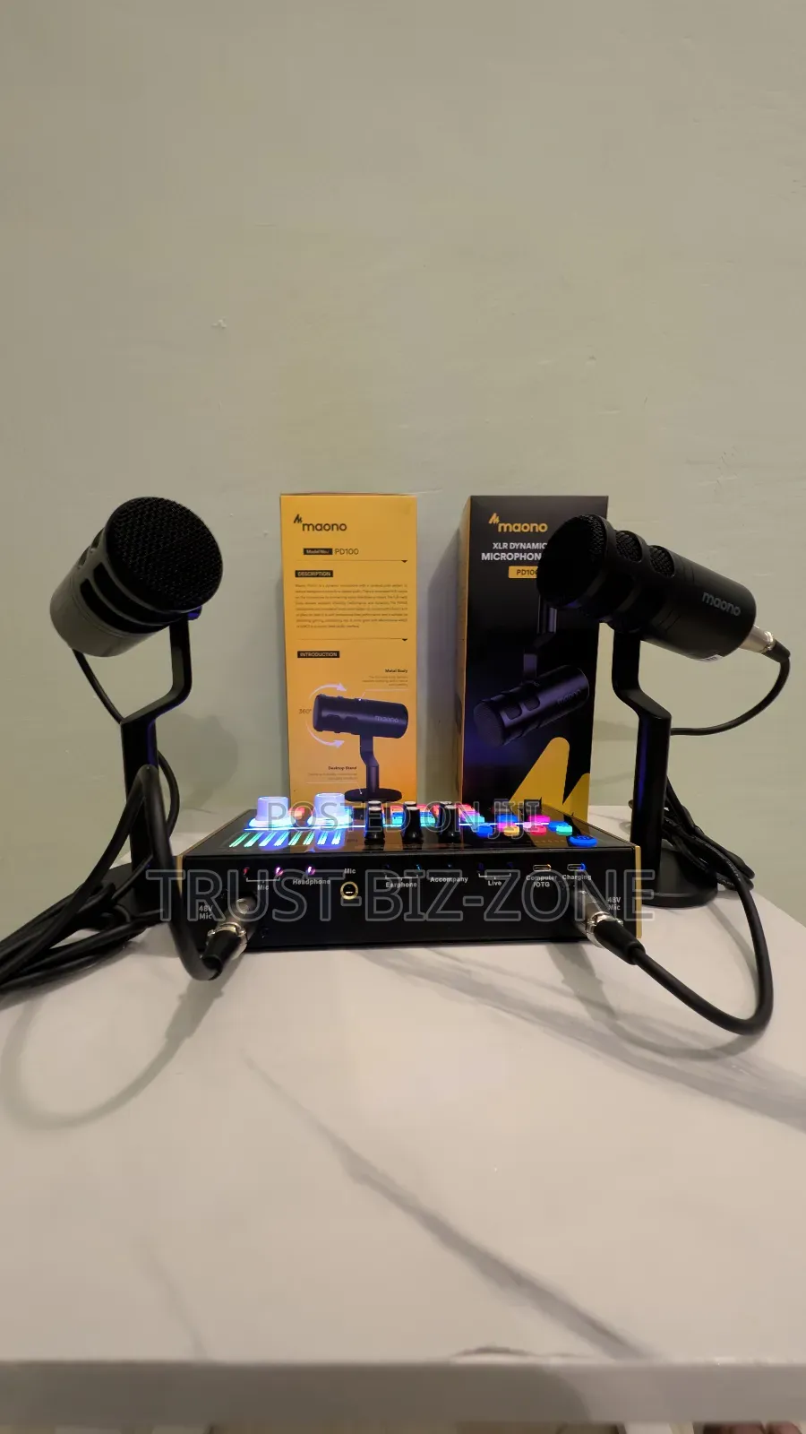 Maono Microphone Sounds Card 5way