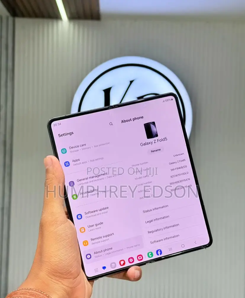 New Samsung Galaxy Z Fold 5 256 GB Gray