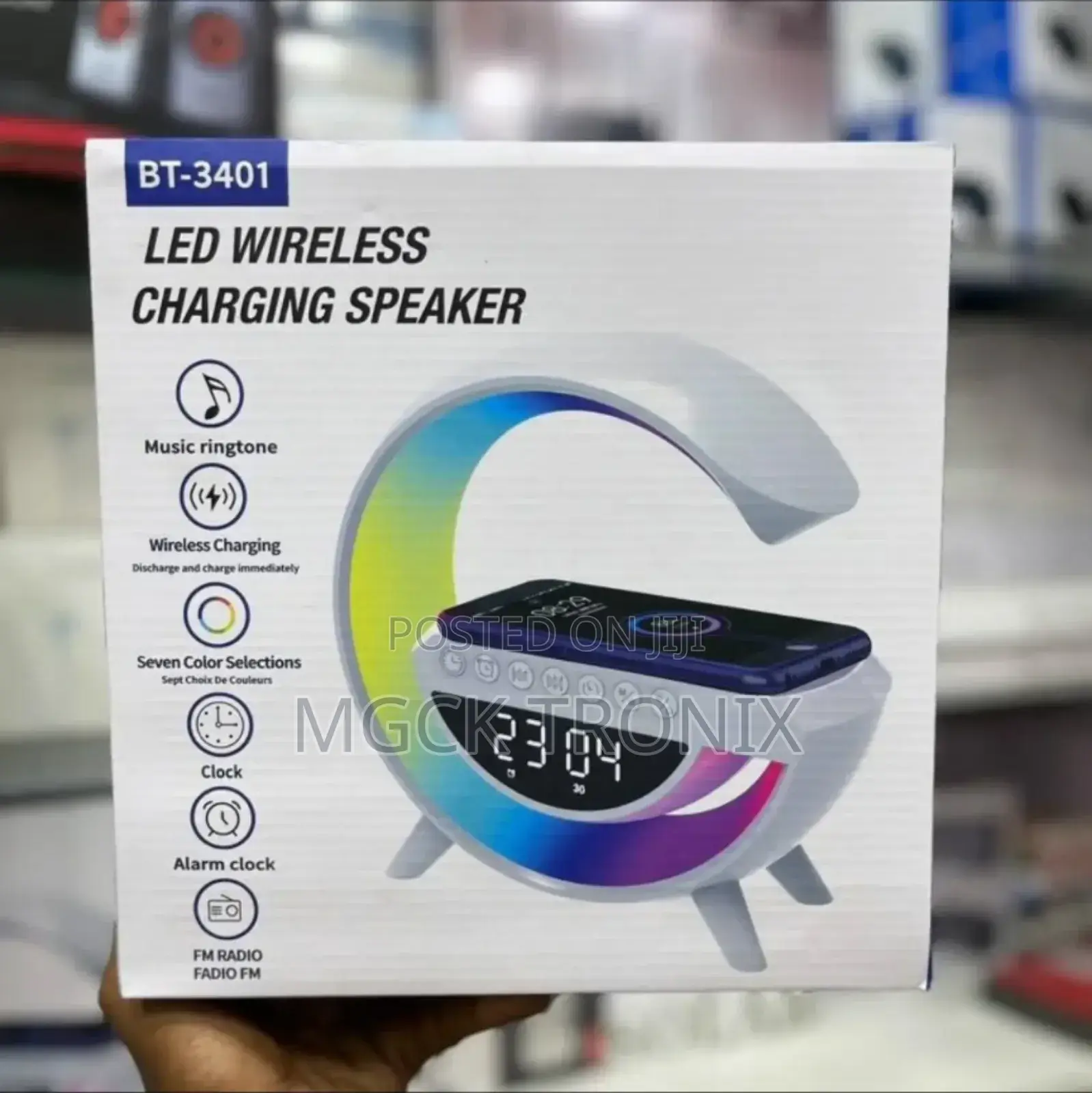 Led Wireless Charging Speaker